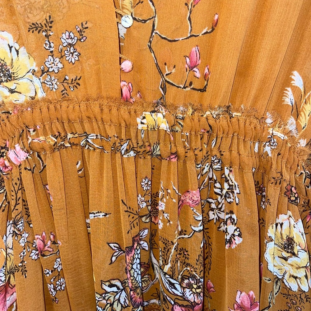 Free People Cherry Blossom Tiered Mini Dress Sz. XS - Picture 11 of 14